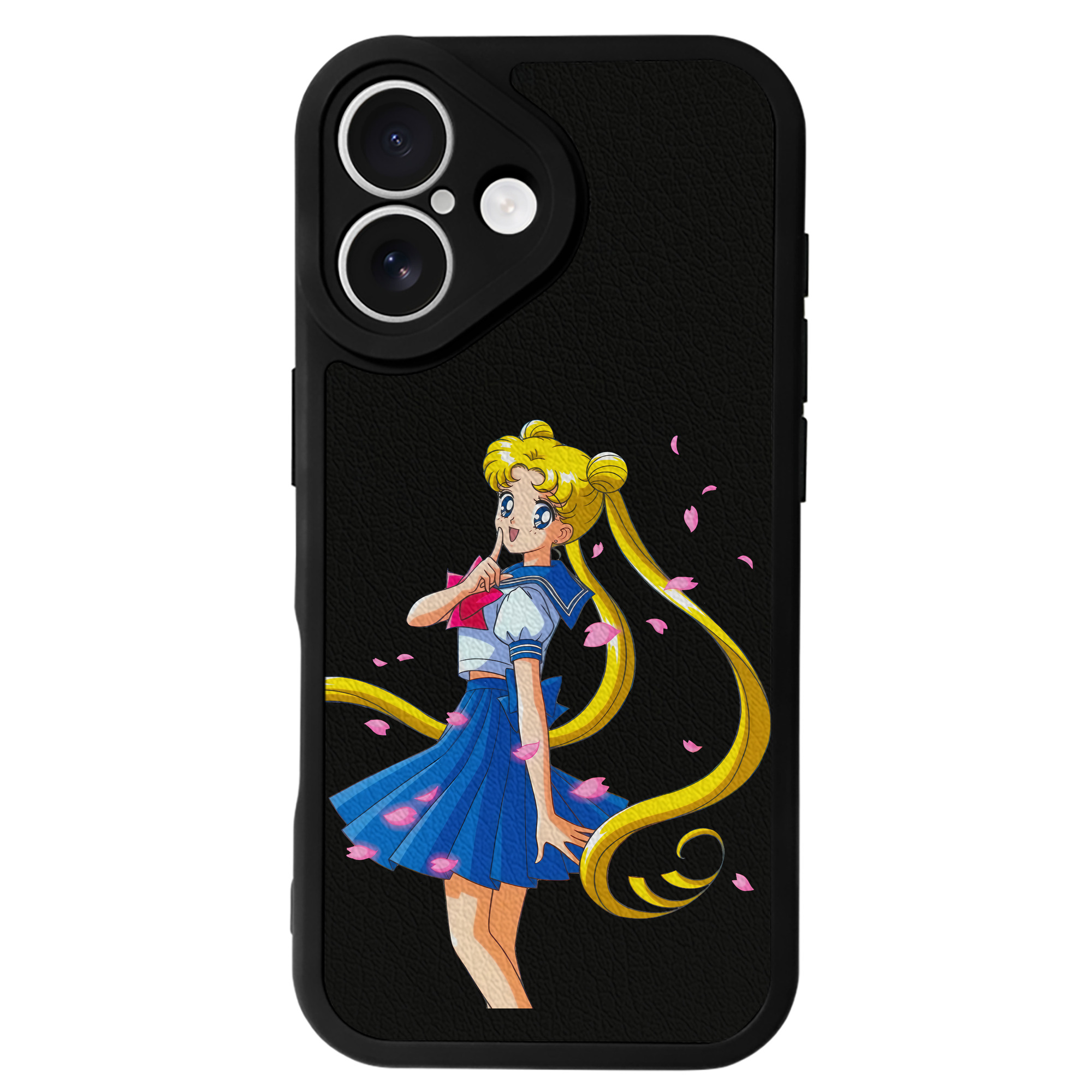 （画像用） 美少女戦士セーラームーン 愛野 美奈子 あいの みなこ Sailor Moon Aino Minako 【iPhone 16シリーズ対応】シリコンスマホケース（レザー調） 材質：シリコン